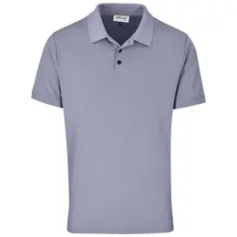 Mens Virtue Golf Shirt Grey Front